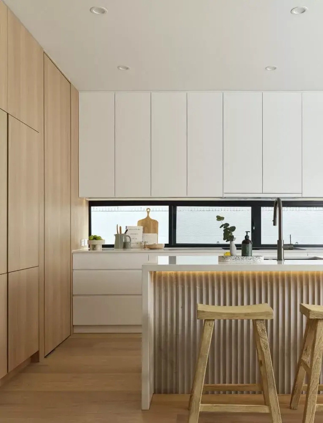 European oak flooring in a coastal Gold Coast living space