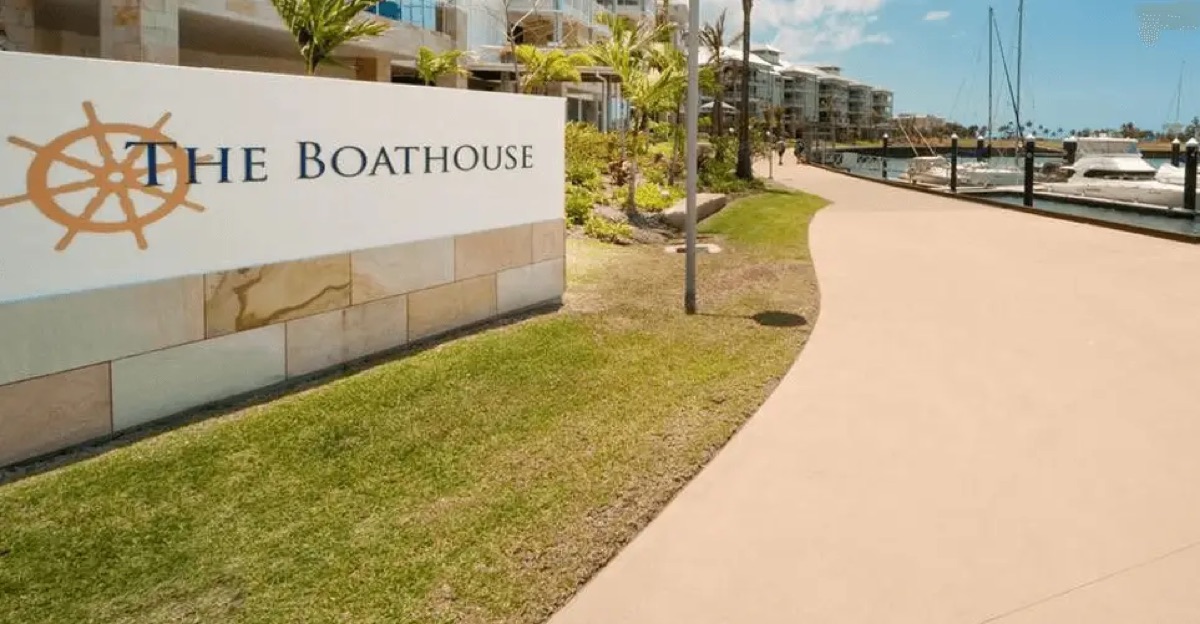 Mantra Boathouse Apartments, Airlie Beach: flooring supplied by Harmony Timber Floors